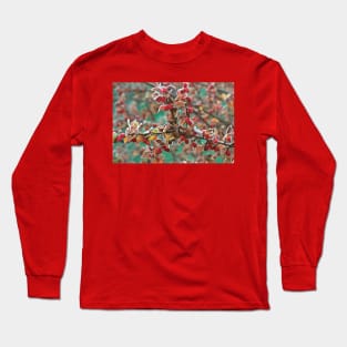 Frosted Red Berries Long Sleeve T-Shirt